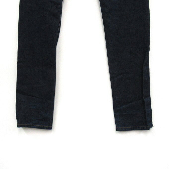 KRIS VAN ASSCHE Leather Patch Denim Pants Blue Size 28