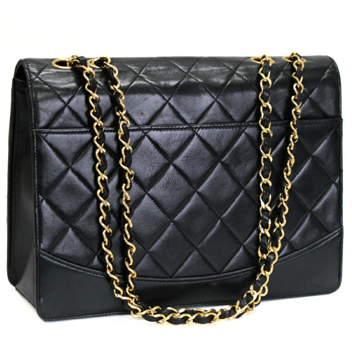 CHANEL Vintage Matelasse Lambskin Turnlock Bag Size ONE SIZE