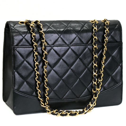 CHANEL Vintage Matelasse Lambskin Turnlock Bag Size ONE SIZE