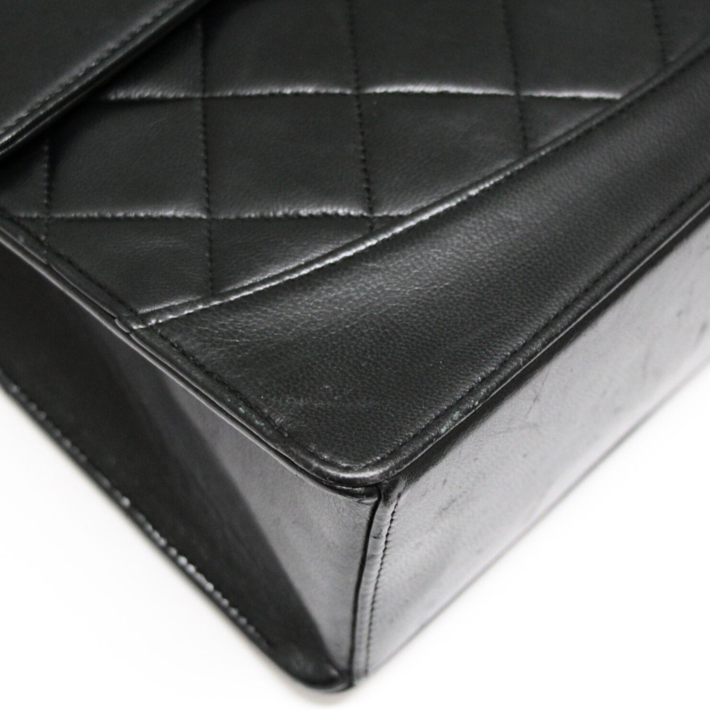 CHANEL Vintage Matelasse Lambskin Turnlock Bag Size ONE SIZE