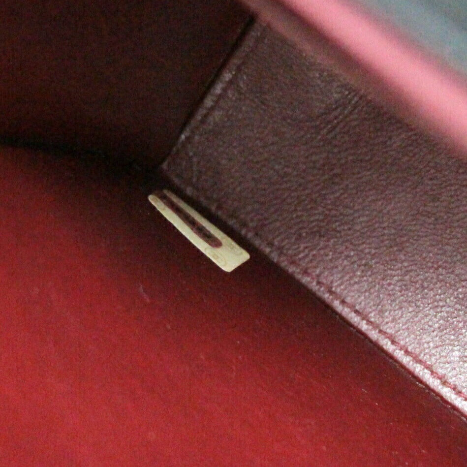 CHANEL Vintage Matelasse Lambskin Turnlock Bag Size ONE SIZE