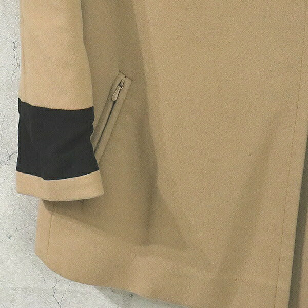 CHANEL Beige Wool Coat Size 38