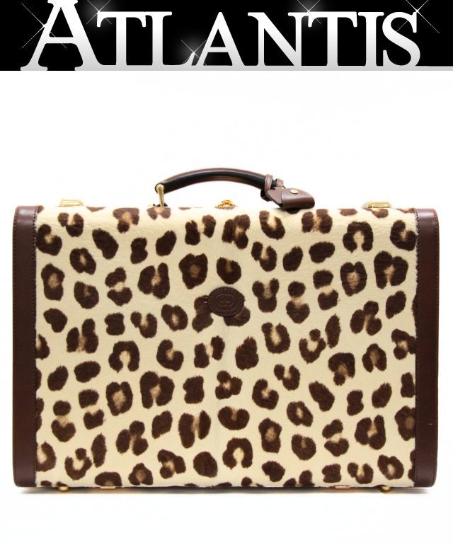 GUCCI Harry Styles HA HA HA Leopard Calf Hair Trunk