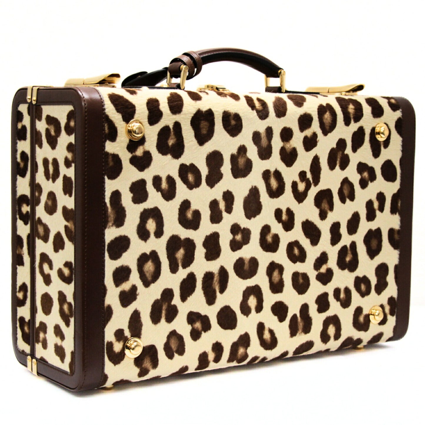 GUCCI Harry Styles HA HA HA Leopard Calf Hair Trunk