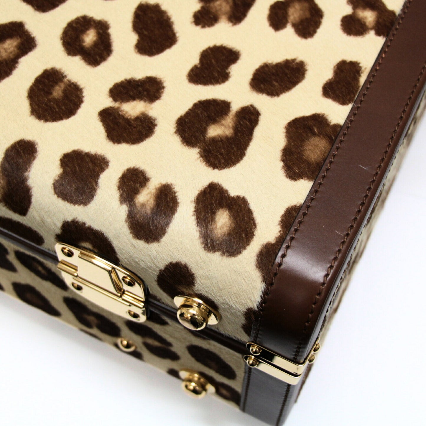 GUCCI Harry Styles HA HA HA Leopard Calf Hair Trunk