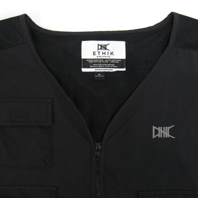 ETHIK Worldwide Les Tactical Vest Black Size XL
