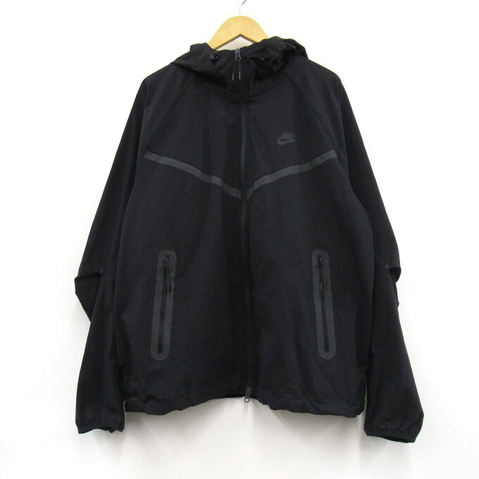 NIKE Tech Windrunner Nylon Jacket Black Size L