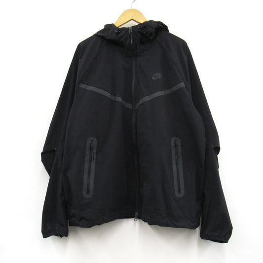 NIKE Tech Windrunner Nylon Jacket Black Size L