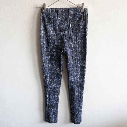 PLEATS PLEASE Patterned Pleated Pants Size 2