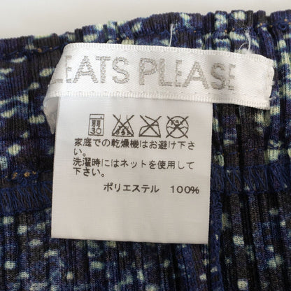 PLEATS PLEASE Patterned Pleated Pants Size 2