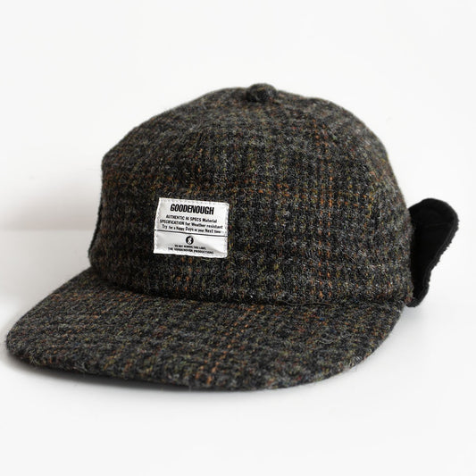 GOODENOUGH x Harris Tweed Harris Tweed Flight Cap Hat Size L