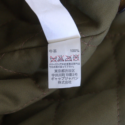OLD GAP Suede Leather Sherpa Jacket Brown Size XL