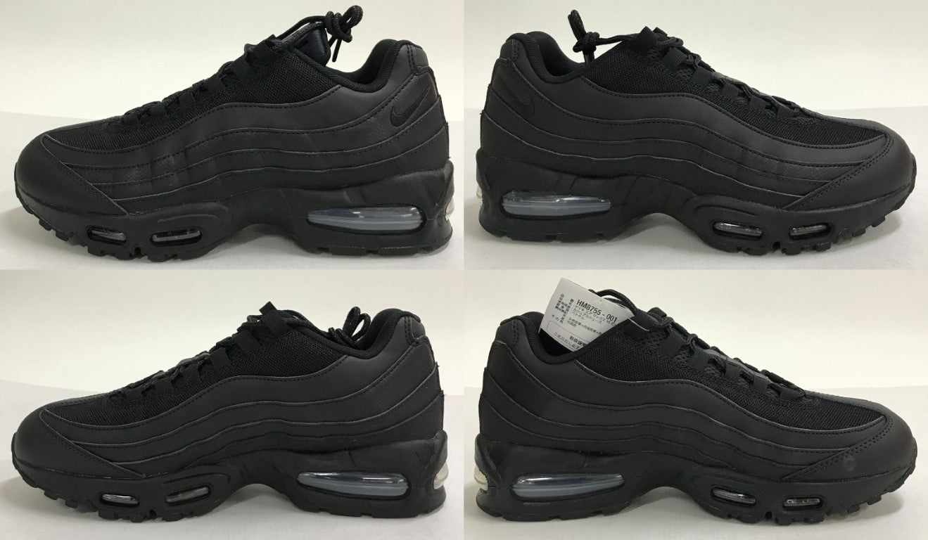 BIG BUBBLE Air Max 95 Black Sneakers Size 28