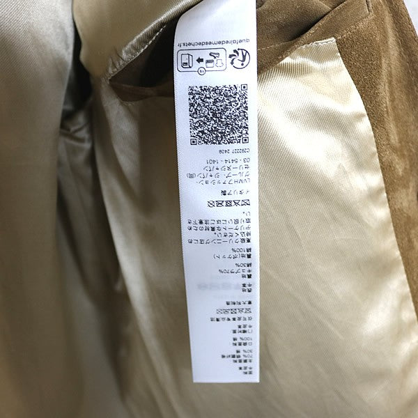 CELINE 25FW Split Calfskin Suede Trucker Jacket Size 46