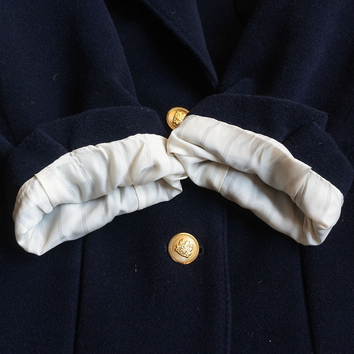 Aquascutum 80S Melton wool blazer Size 9