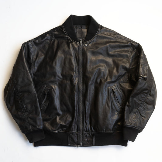 Isamu Katayama Backlash Oversized Leather Blouson Jacket Size F