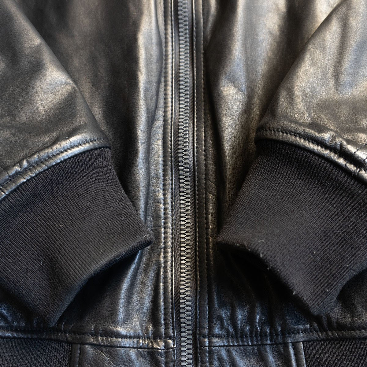 Isamu Katayama Backlash Oversized Leather Blouson Jacket Size F