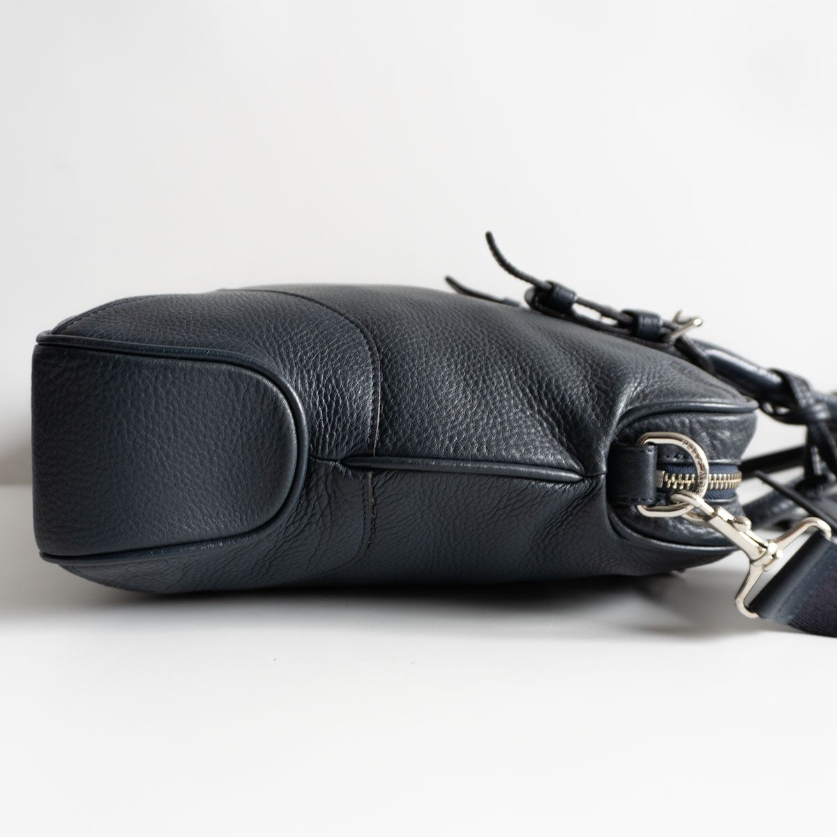 PELLE MORBIDA 2-way brief bag Blue