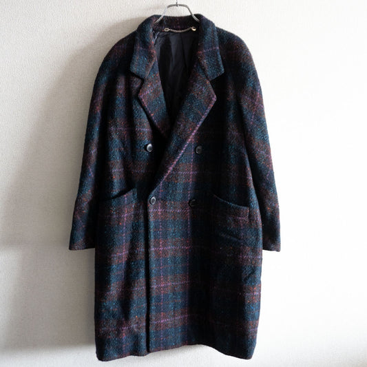 BURBERRYS Tweed Double-breasted Coat Size 44