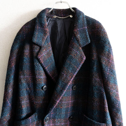 BURBERRYS Tweed Double-breasted Coat Size 44