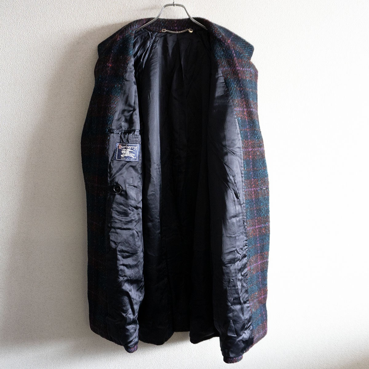 BURBERRYS Tweed Double-breasted Coat Size 44