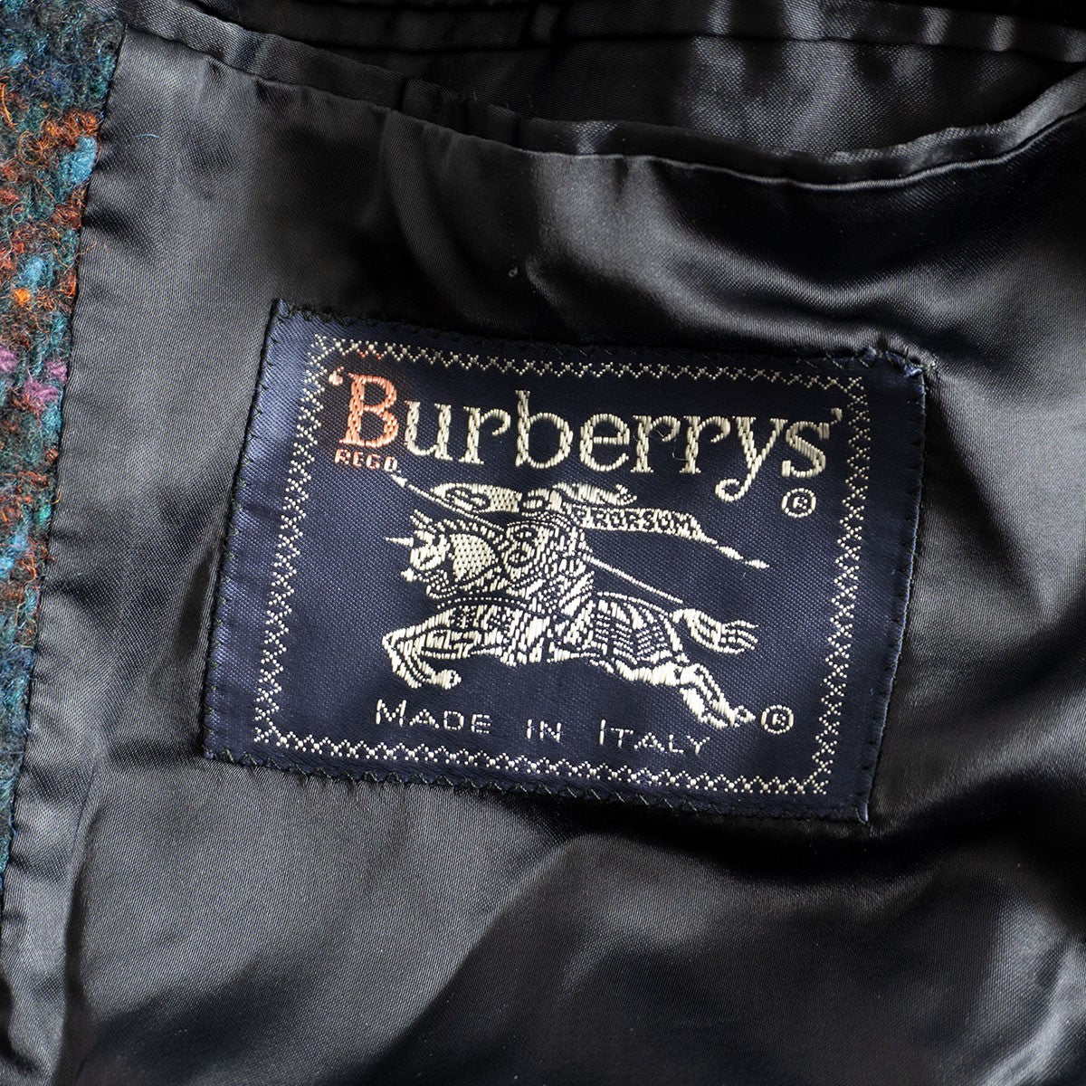 BURBERRYS Tweed Double-breasted Coat Size 44