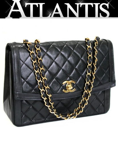 CHANEL Vintage Matelasse Lambskin Shoulder Bag Size ONE SIZE
