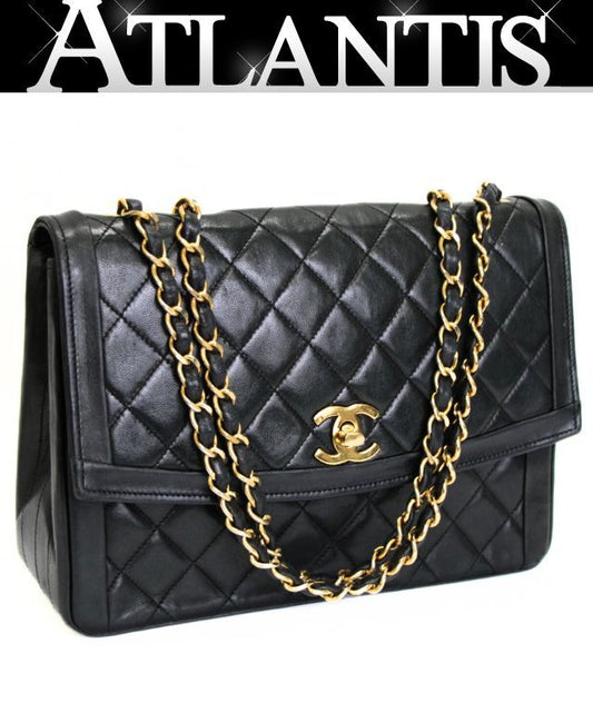 CHANEL Vintage Matelasse Lambskin Shoulder Bag Size ONE SIZE