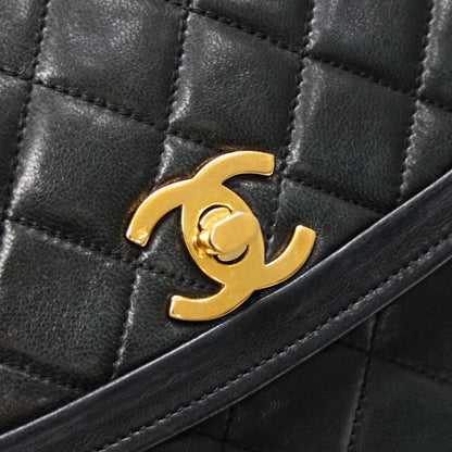CHANEL Vintage Matelasse Lambskin Shoulder Bag Size ONE SIZE