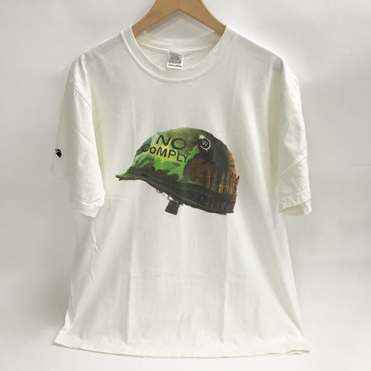 BULL Ink WTAPS No Comply Helmet Graphic T-Shirt Size L