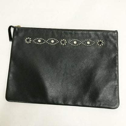 HTC Studded Black Clutch Bag Size ONE SIZE