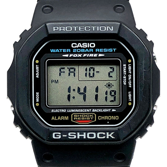 Casio G-SHOCK '96 FOXFIRE Speed Square EL Watch DW-5600E-1