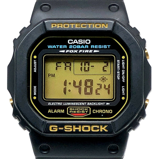 Casio G-SHOCK DW-5600EG-9 Foxfire Speed Model Gold Watch