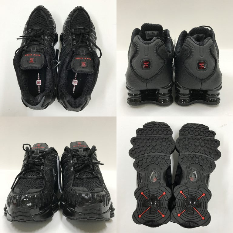 SHOX TL BLACK Nike AV3595-002 Black Sneakers Size 25.5