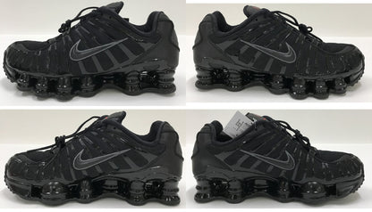 SHOX TL BLACK Nike AV3595-002 Black Sneakers Size 25.5
