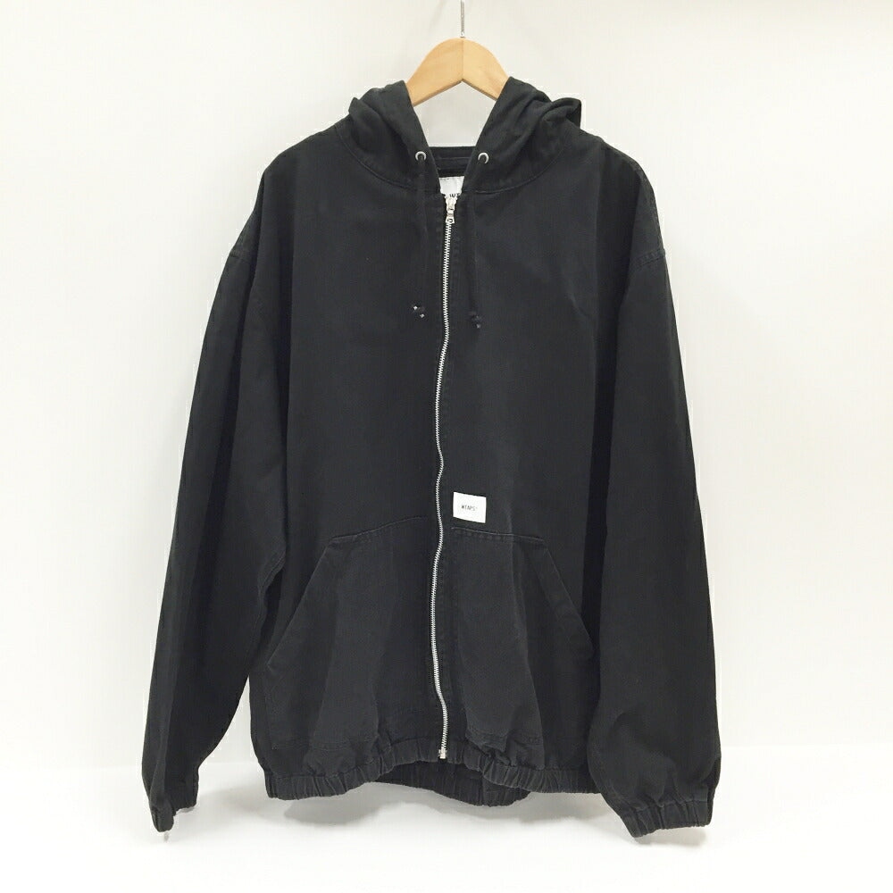 COTTON TWILL D00M Black Cotton Twill Jacket Size 04