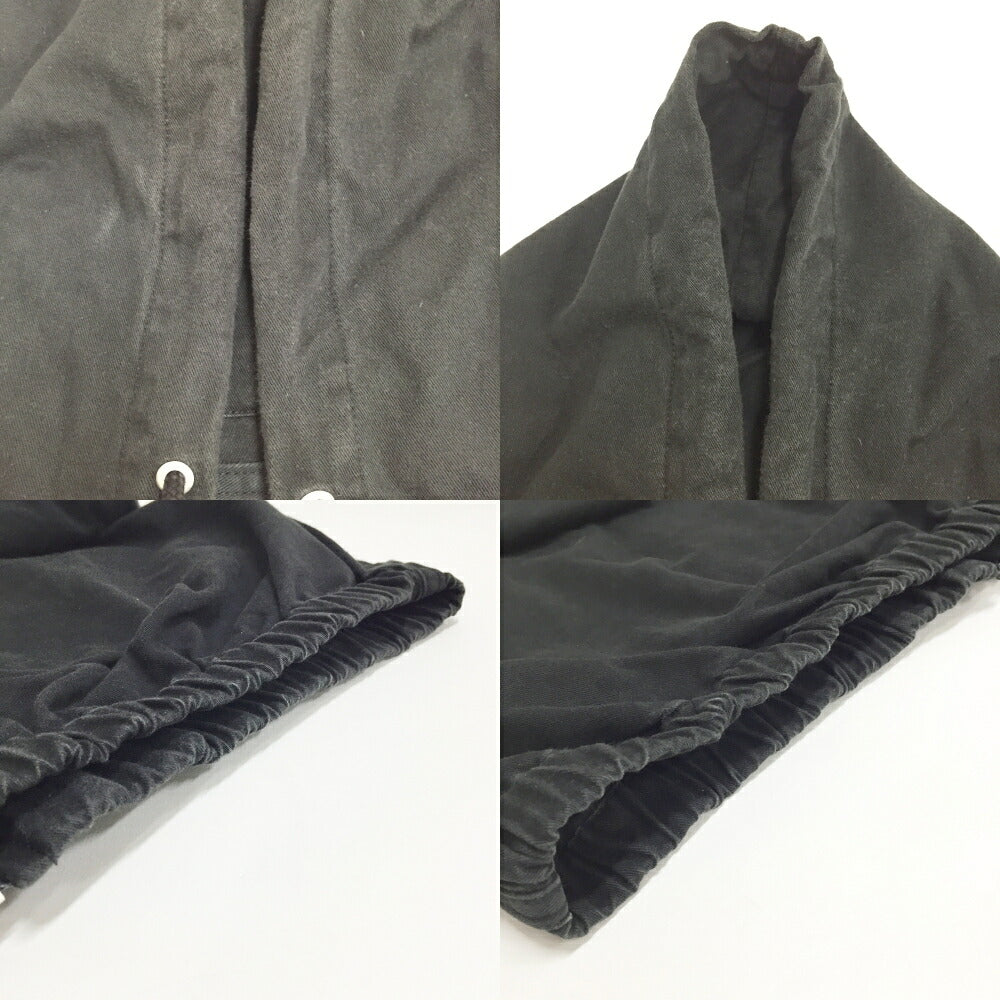COTTON TWILL D00M Black Cotton Twill Jacket Size 04