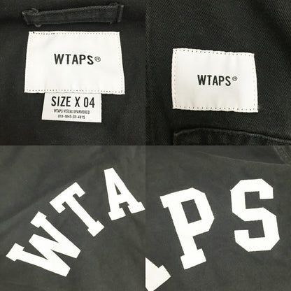 COTTON TWILL D00M Black Cotton Twill Jacket Size 04