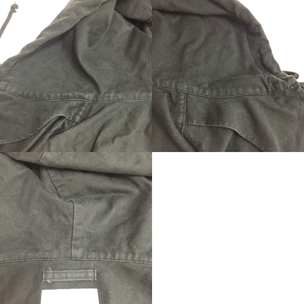 COTTON TWILL D00M Black Cotton Twill Jacket Size 04