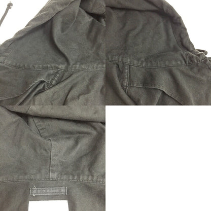 COTTON TWILL D00M Black Cotton Twill Jacket Size 04