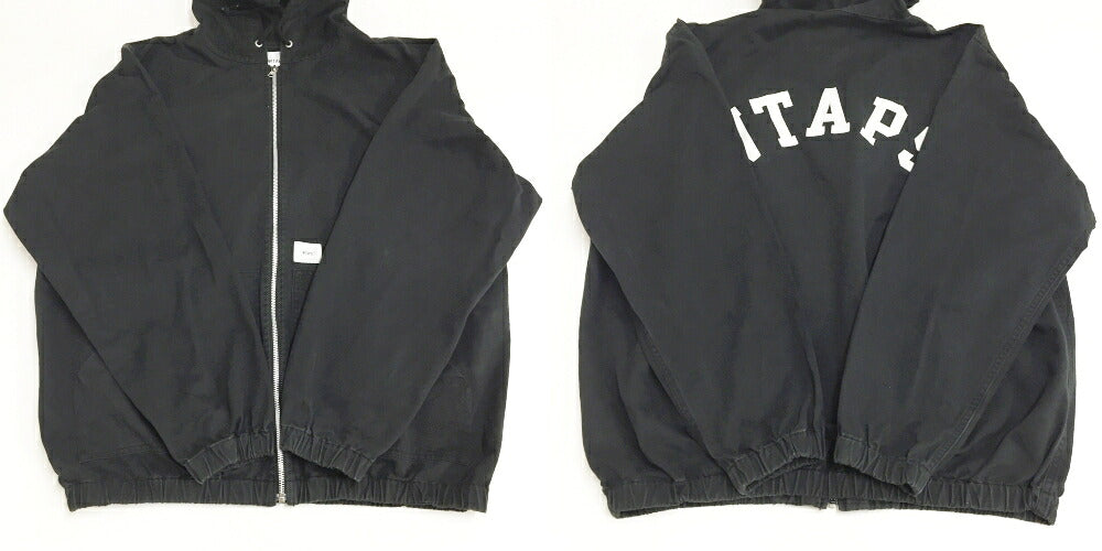 COTTON TWILL D00M Black Cotton Twill Jacket Size 04