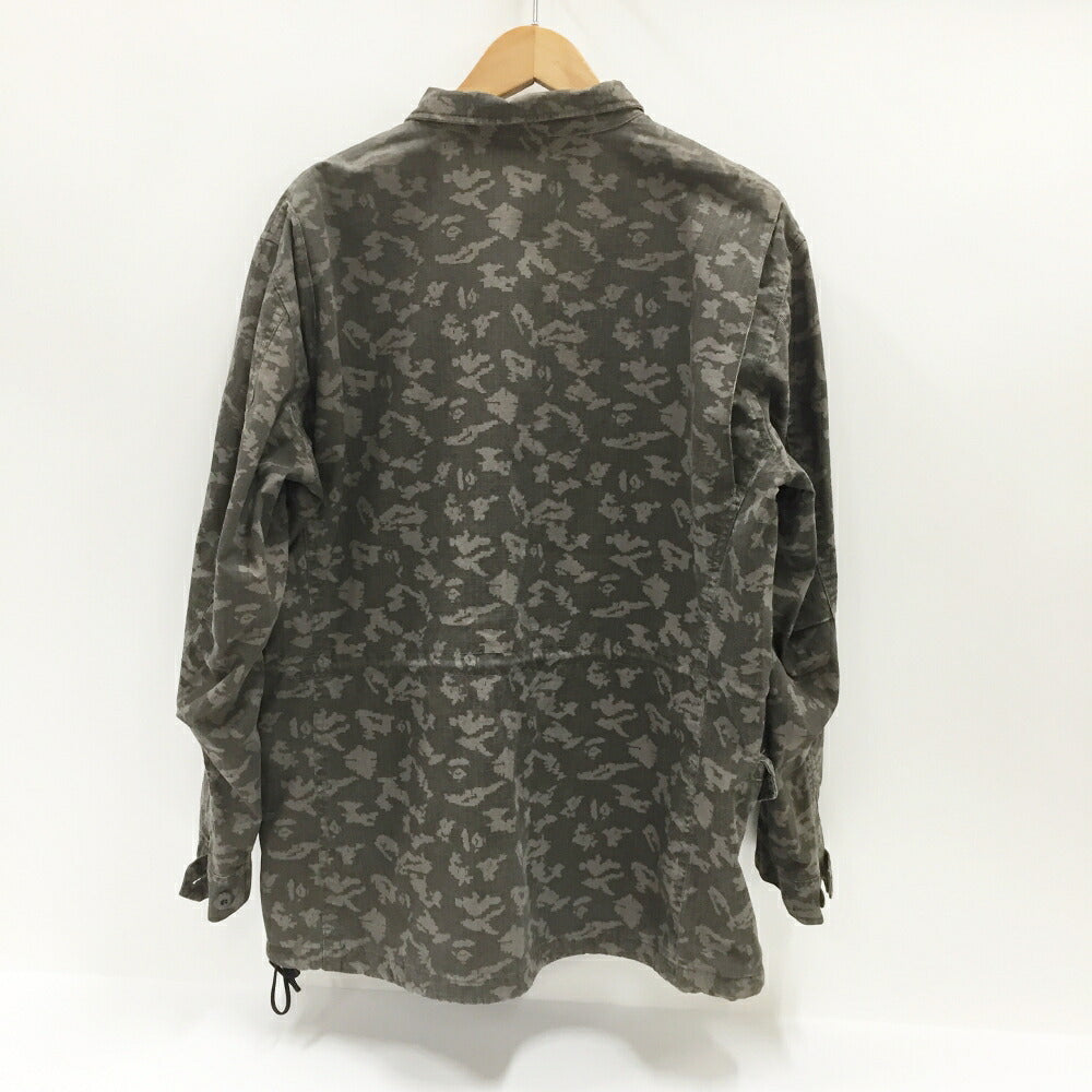 A BATHING APE NIGO Digital Camo Military Jacket Green Size L