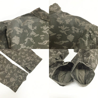 A BATHING APE NIGO Digital Camo Military Jacket Green Size L