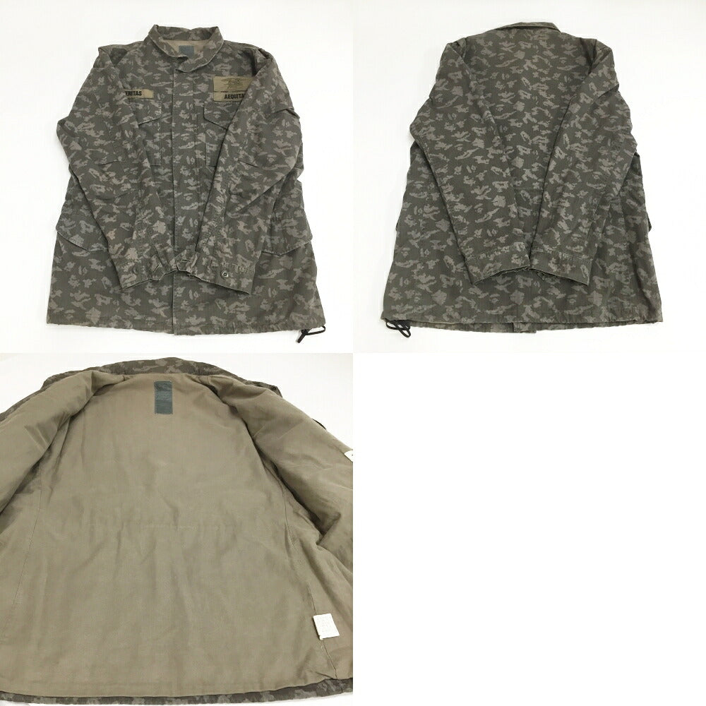 A BATHING APE NIGO Digital Camo Military Jacket Green Size L