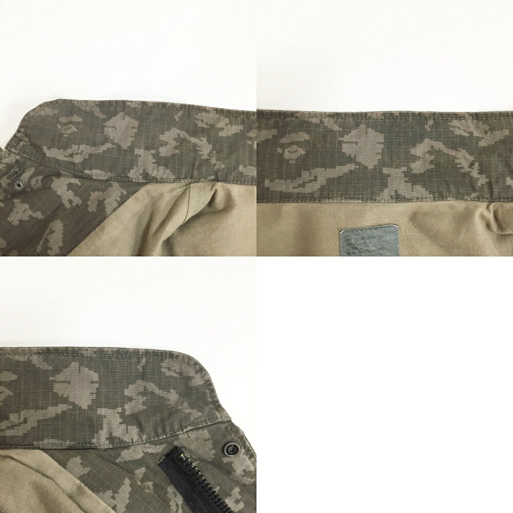 A BATHING APE NIGO Digital Camo Military Jacket Green Size L