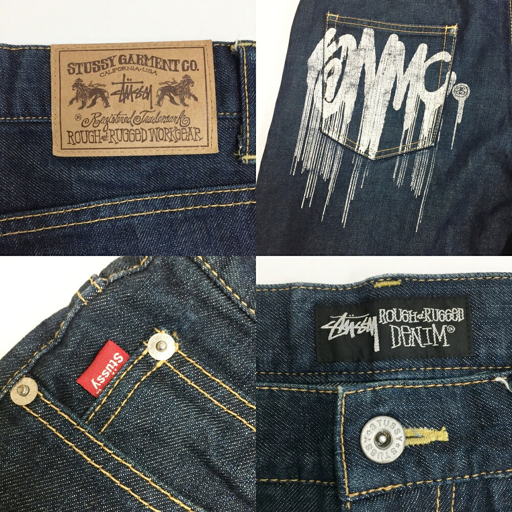 STUSSY Rough & Rugged Denim Shorts Size 34