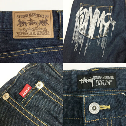 STUSSY Rough & Rugged Denim Shorts Size 34