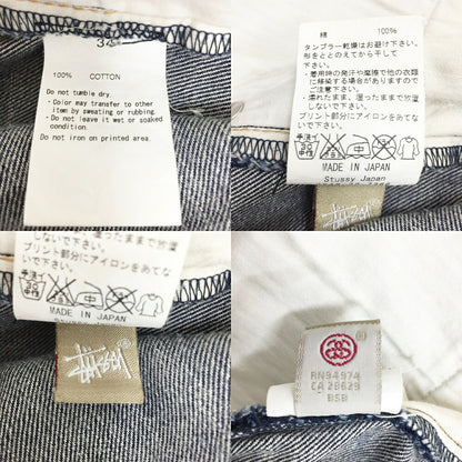 STUSSY Rough & Rugged Denim Shorts Size 34