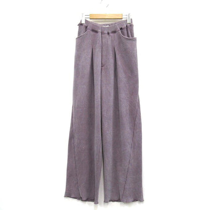 saby 25AW Waffle Easy Pants Purple Size 2