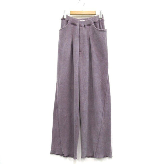 saby 25AW Waffle Easy Pants Purple Size 2